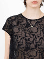 Shadow Top Dark Navy from Minä Perhonen at Couverture & The Garbstore
model detail