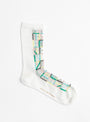 Reflection Socks White from Minä Perhonen at Couvrture & The Garbstore
front