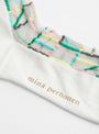 Reflection Socks White from Minä Perhonen at Couvrture & The Garbstore
detail