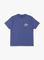 Surf Size Pigment Dyed Tee Indigo from Stüssy at Couverture & The Garbstore
front 