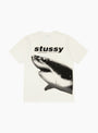 The Shark Pigment Dyed Tee from Stüssy comes in Natural at Couverture & The Garbstore
back