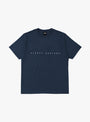 The S Box Tee from Stüssy comes in Navy at Couverture & The Garbstore
front 