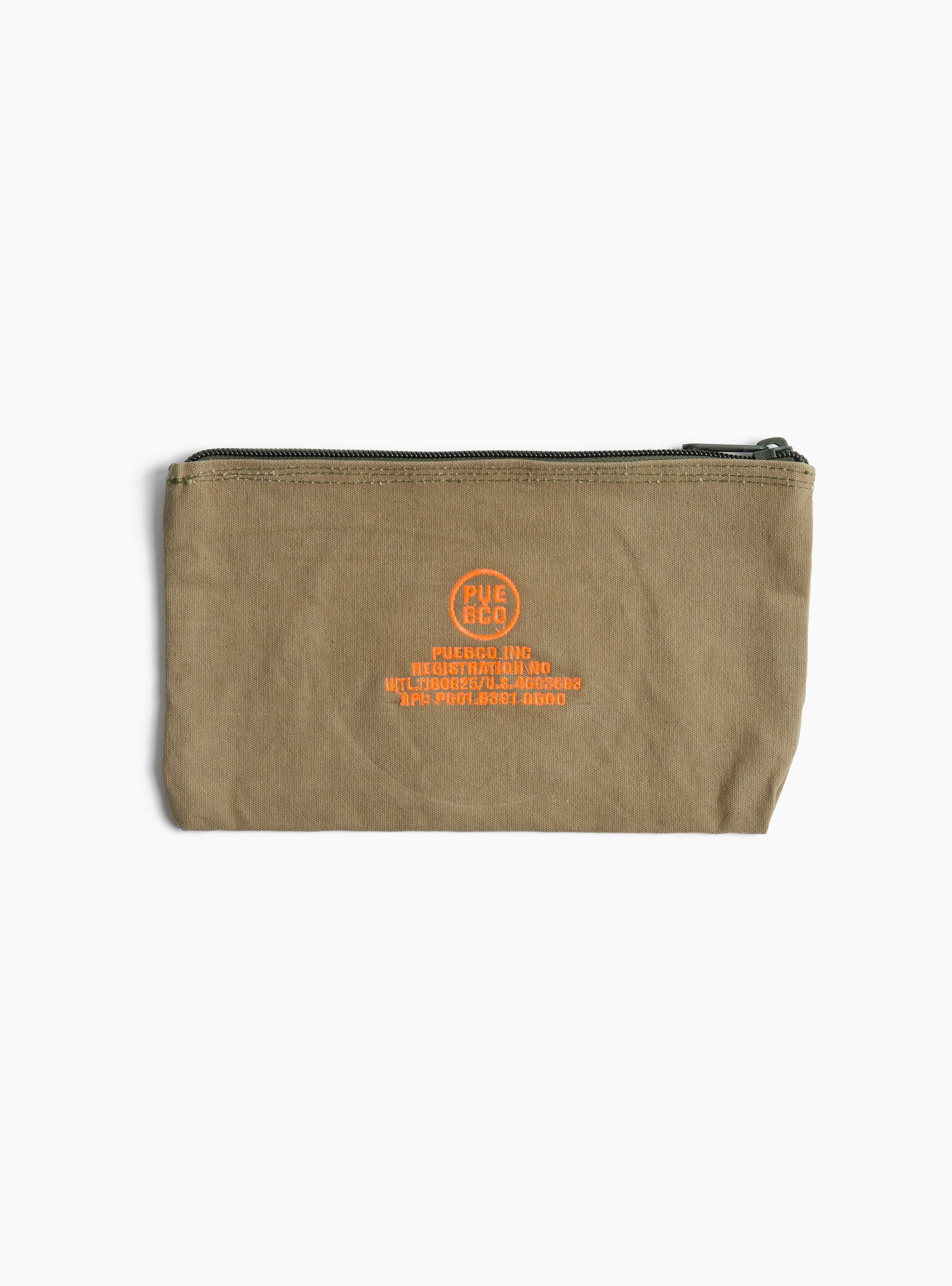 The Vintage Tent Fabric Pouch from PUEBCO at Couverture & The Garbstore
front 