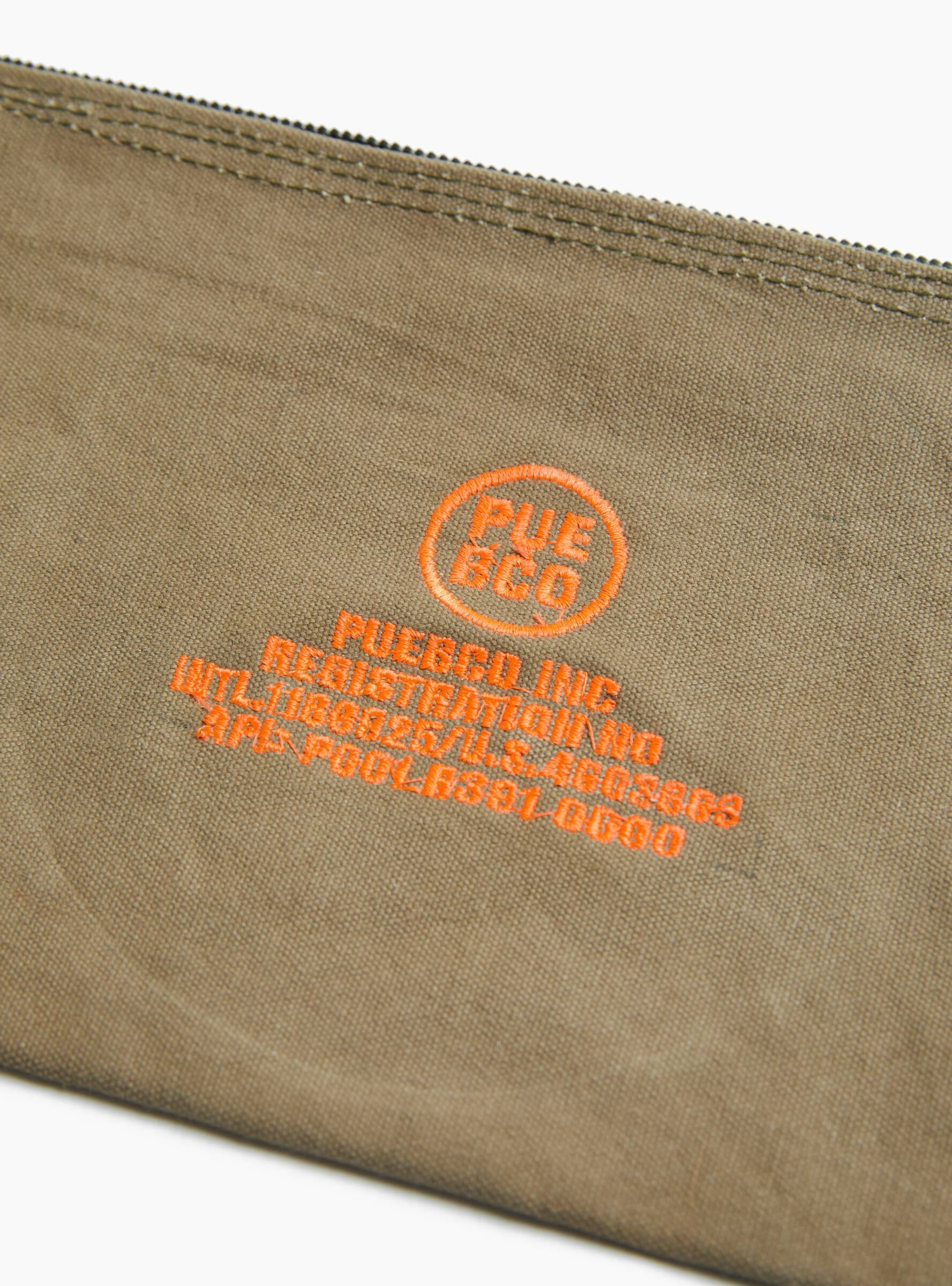 The Vintage Tent Fabric Pouch from PUEBCO at Couverture & The Garbstore
detail