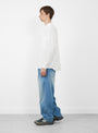 Double Pocket Grande Shirt White from TDR at Couverture & The Garbstore Model side