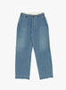 The Denim Slacks Medium Blue from Ciota at Couverture and The Garbstore 
front