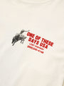 Break On Through LS T-Shirt Bone from One of These Days at Couverture & The Garbstore logo