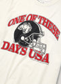 The Days USA T-Shirt from One of These Days comes in Bone at Couverture & The Garbstore
detail