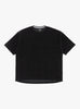 The Relaxed Over Size Pile T-Shirt from ki:ts comes in Black at Couverture & The Garbstore
front 