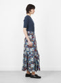 Boy Patchwork Skirt Blue Multi from BEAMS BOY at Couverture & The Garbstore
model side