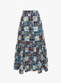 Boy Patchwork Skirt Blue Multi from BEAMS BOY at Couverture & The Garbstore
front 