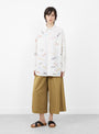 Embroidery Work Shirt Off White from BEAMS BOY at Couverture & The Garbstore
model front