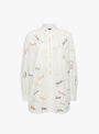 Embroidery Work Shirt Off White from BEAMS BOY at Couverture & The Garbstore
front 