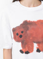 The Bear T-Shirt from Wild Animals comes in White at Couverture & The Garbstore
model detail