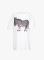 Donkey T-Shirt White from Wild Animals at Couverture & The Garbstore
front 