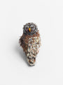 The Hoot Owl Brooch from Trovelore at Couverture & The Garbstore
front 