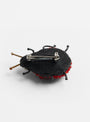 Lady Beetle Brooch from Trovelore at Couverture & The Garbstore back 