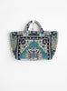 The Poly Cotton Rug Bag from PUEBCO comes in Blue at Couverture & The Garbstore back 