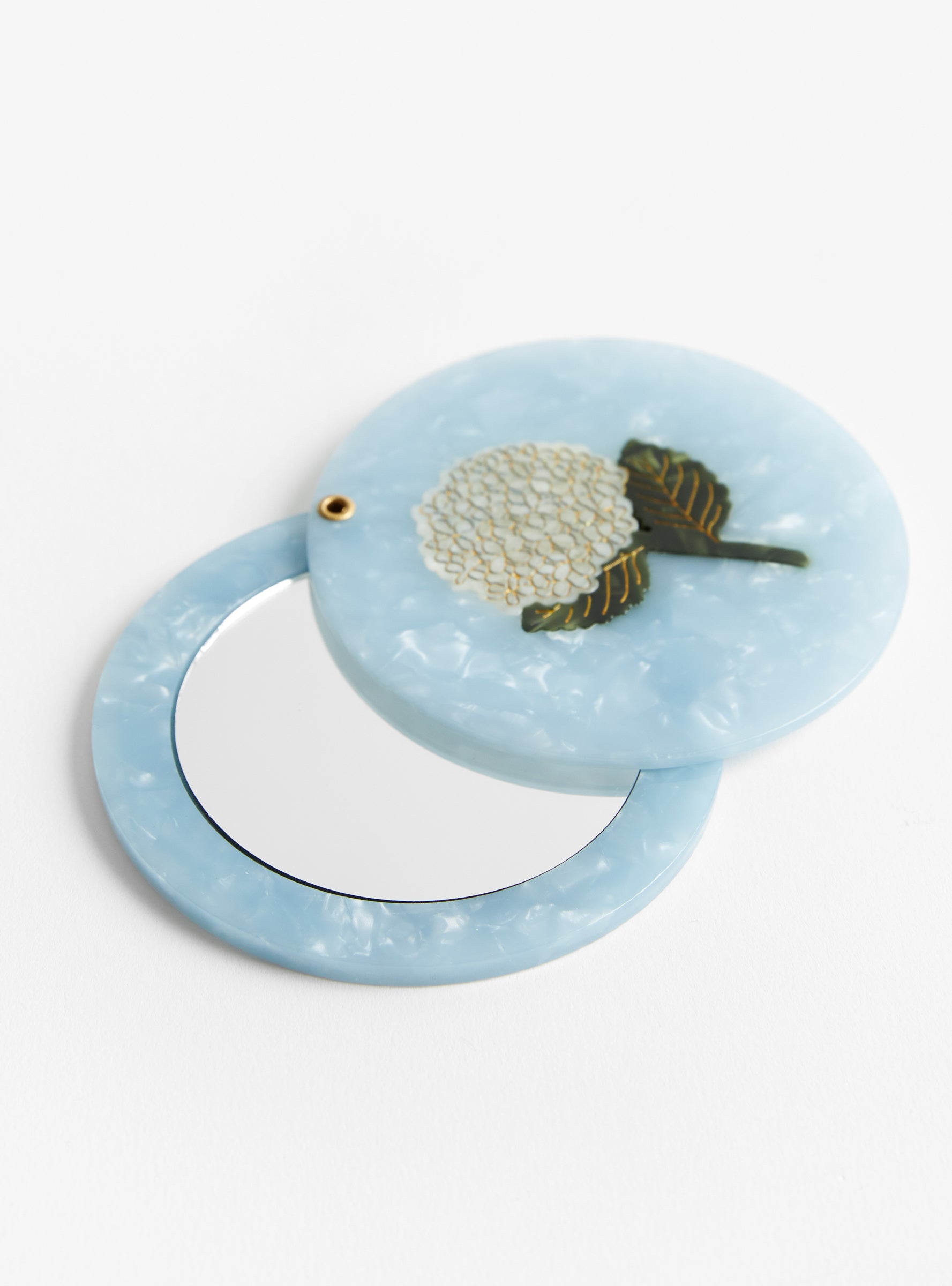Hydrangea Mirror Hydrangea Compact Mirror from Solar Eclipse at Couverture & The ...