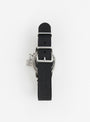 Naval MIL04SV USN Buships Watch Silver & Black from Naval Watch Co. at Couverture & The Garbstore back 