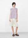 The Deli Shirt from Sideline comes in Lilac at Couverture & The Garbstore
model front 