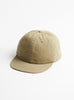 Stonewash Free Brim Cap Beige from Sublimeroe at Couverture & The Garbstore
front 