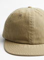 Stonewash Free Brim Cap Beige from Sublimeroe at Couverture & The Garbstore
detail 