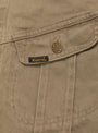 Vintage Satin Westerner Jacket Mocha Beige KAPITAL (pocket close up) at Couverture & The Garbstore