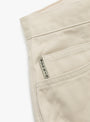 Vintage Satin Club Baggy 5P Pants Ecru KAPITAL (pocket close up) at Couverture & The Garbstore