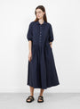 The Claire De Lune Dress Navy from A'Court at Couverture & The Garbstore
model front 