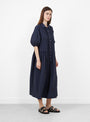 The Claire De Lune Dress Navy from A'Court at Couverture & The Garbstore
model side
