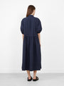 The Claire De Lune Dress Navy from A'Court at Couverture & The Garbstore
model back