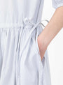The Claire De Lune Dress Navy and Snow Stripe from A'Court at Couverture & The Garbstore
model detail