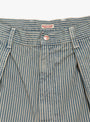 Liberty Baggy Fatigue Pants Hickoree KAPITAL (Button Detail) at Couverture & The Garbstore