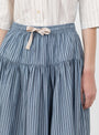 The La Jupe Skirt Chambray Stripe from A'Court at Couverture & the Garbstore
model detail