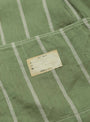 Linen Phillies Stripe Coverall Khaki KAPITAL (label detail) at Couverture & The Garbstore