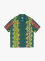 Camp Collar Kona Tree SS Shirt Emerald Green KAPITAL (front) at Couverture & The Garbstore