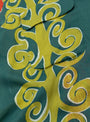 Camp Collar Kona Tree SS Shirt Emerald Green KAPITAL (print detail) at Couverture & The Garbstore