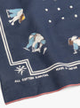 The Rice Seeding Fastcolour Selvedge Bandana from Kapital comes in Navy at Couverture & The Garbstore
detail