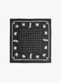 The Rice Seeding Fastcolour Selvedge Bandana from Kapital comes in Black at Couverture & The Garbstore
front 