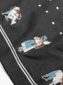 The Rice Seeding Fastcolour Selvedge Bandana from Kapital comes in Black at Couverture & The Garbstore hem