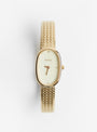 The Slim Jane Tethered Watch from BREDA comes in Gold and Champagne at Couverture & The Garbstore
front 