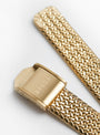 The Slim Jane Tethered Watch from BREDA comes in Gold and Champagne at Couverture & The Garbstore
clasp