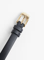 Beverly Leather Watch Black and Gold from BREDA at Couverture & The Garbstore
clasp