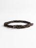 Stretch Mesh Atlas Buckle Belt-Brown-KAPITAL at Couverture & The Garbstore Main
