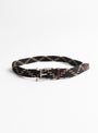 Stretch Mesh Atlas Buckle Belt-Black-KAPITAL at Couverture & The Garbstore Main