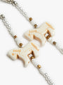 Pearl Beads Glasses Chain White Horse KAPITAL (charm detail) at Couverture & The Garbstore