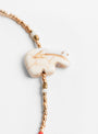 Pearl Beads Glasses Chain-White Bear-KAPITAL at Couverture & The Garbstore Detail