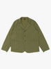 The Rip-Stop Hospital Jacket from Kapital comes in Khaki at Couverture & The Garbstore
front 