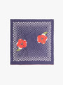 Coco Hibiscus Fastcolour Selvedge Bandana Purple from Kapital at Couverture & The Garbstore
front 